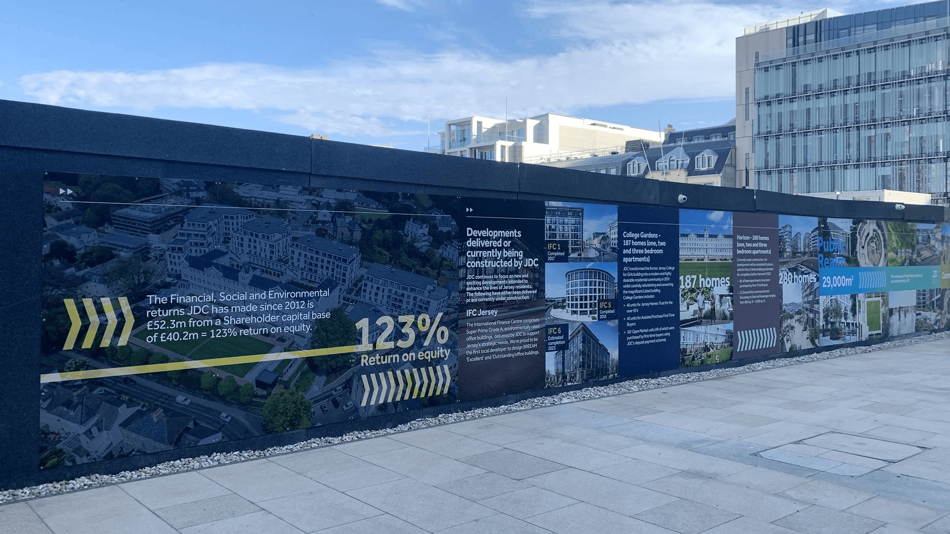 Jersey Development Company Limited - Hoarding Boards