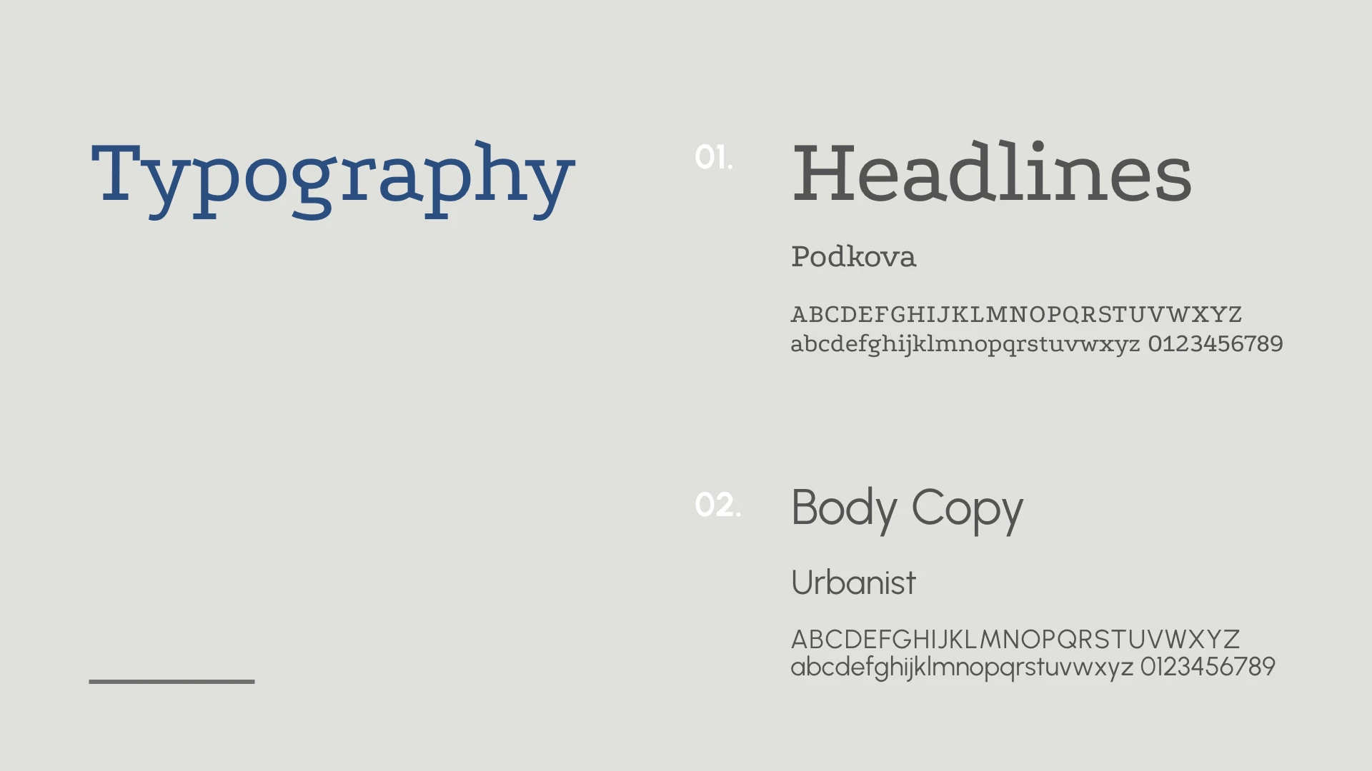 Nesos Group typography — by Paul Le Breton