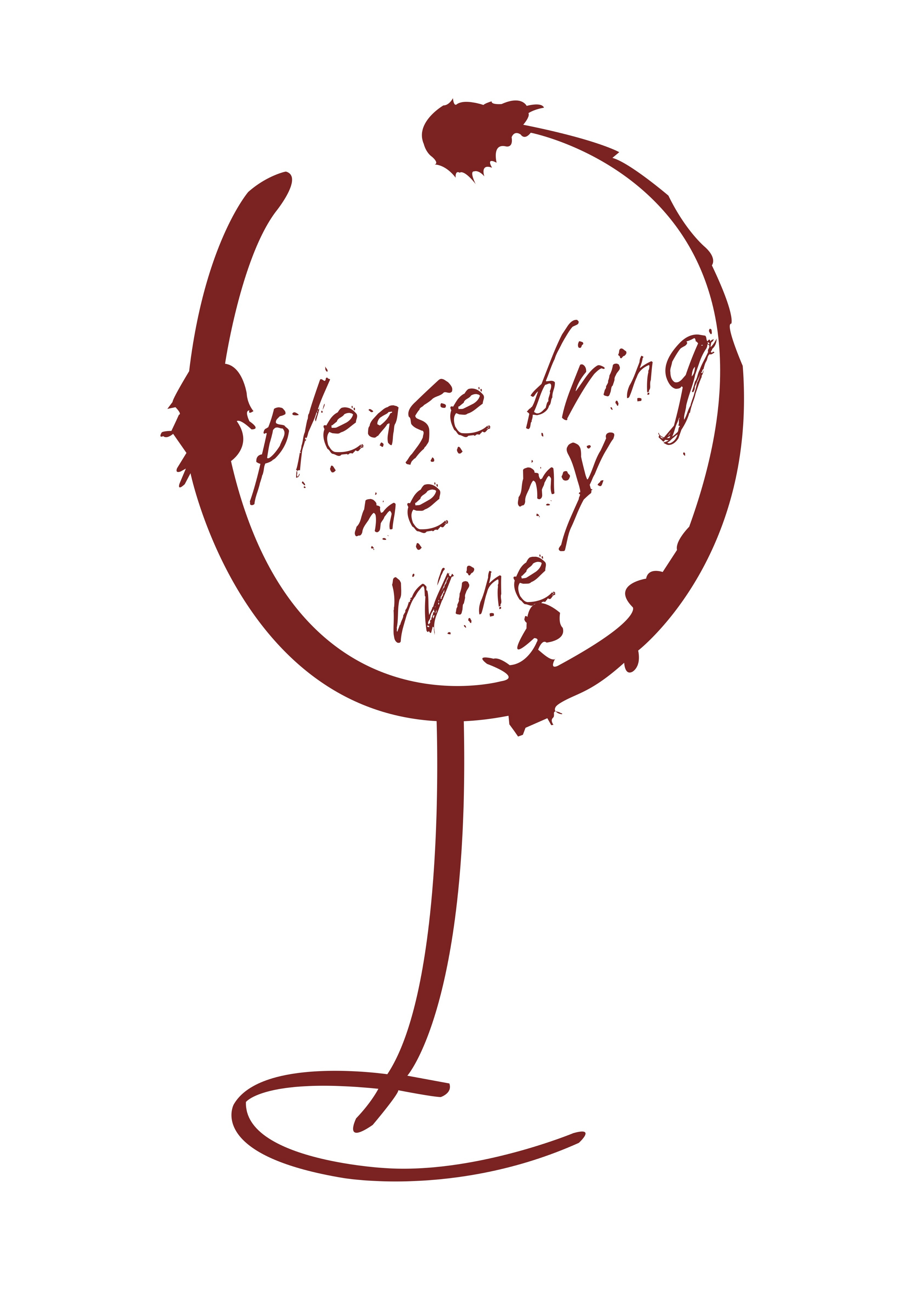 PLEASE BRING ME MY WINE logo