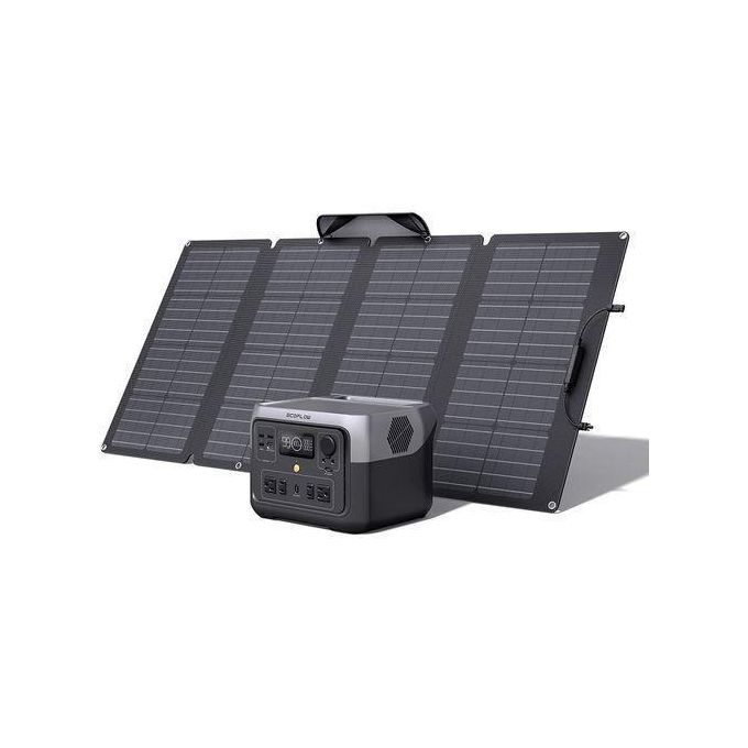 ECOFLOW RIVER 2 MAX Portable Power Station with 110W Solar Panel