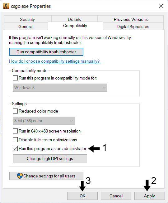Open Steam game as administrator to fix discord screen share black screen
