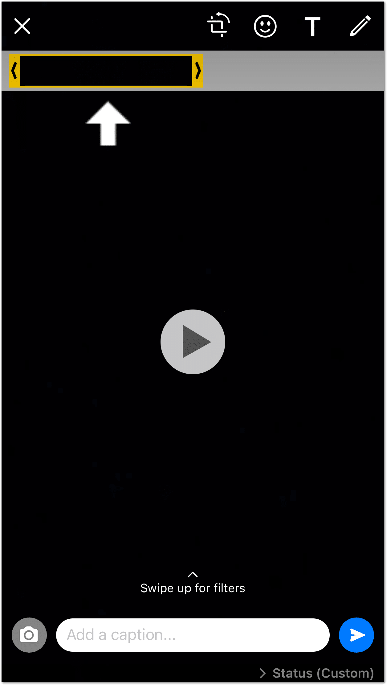 cut video to fix Whatsapp status not uploading