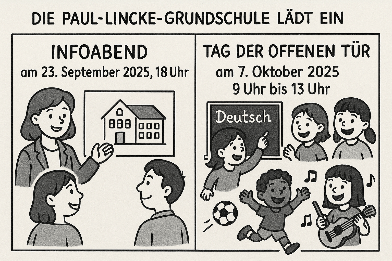 Infoabend und Tag der offenen Tür