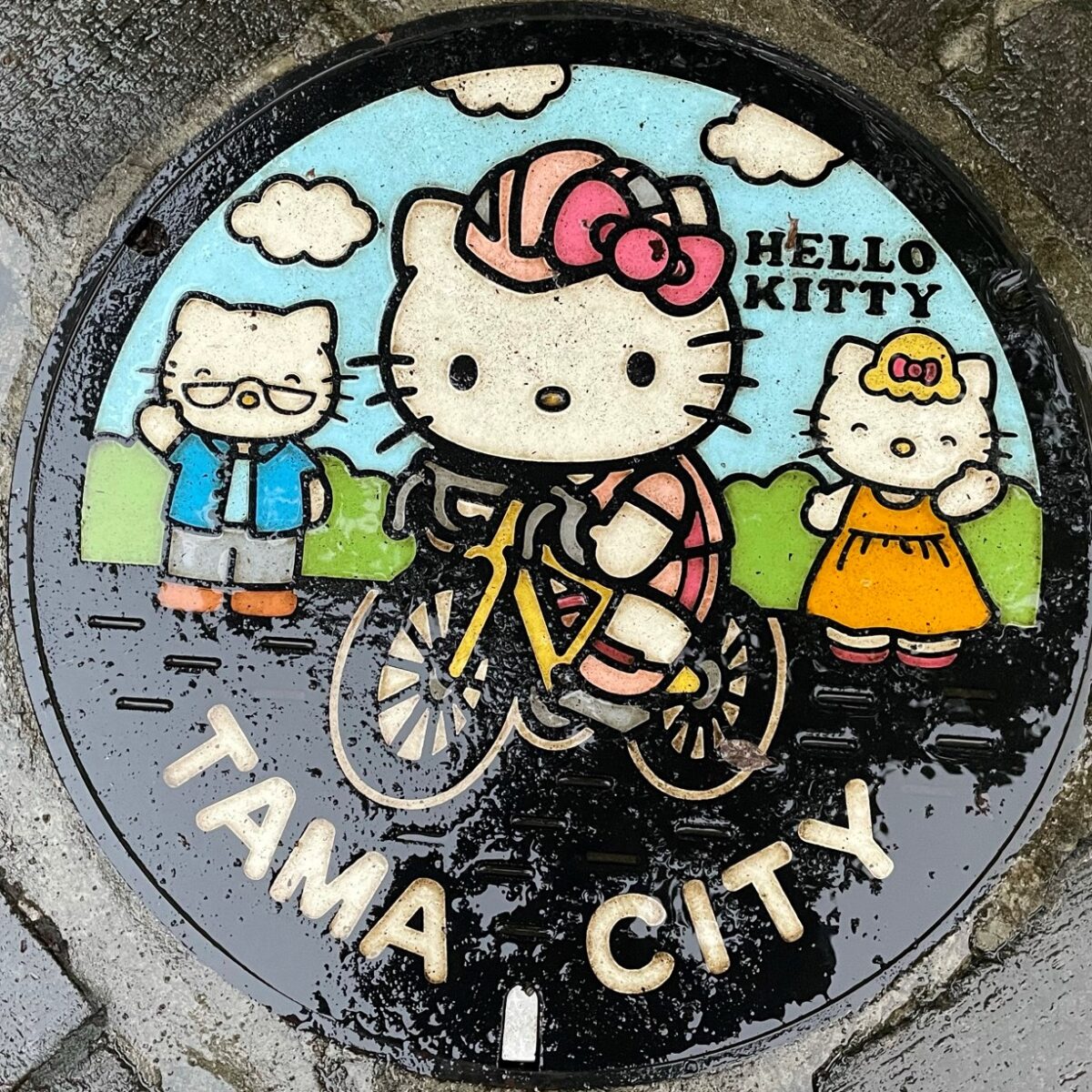 多摩市　マンホール