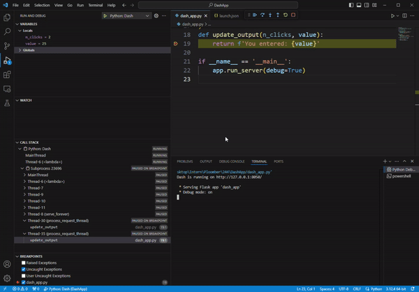 Debugging A Dash Application In Vscode - Gorgeous Colorful Photo - 4K