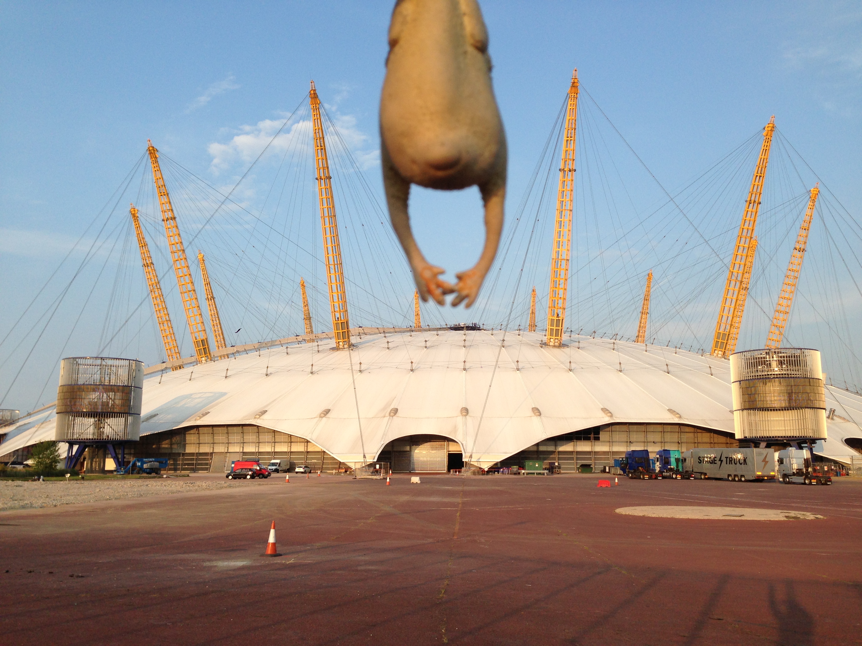 The O2 arena is a rubbish trampoline
