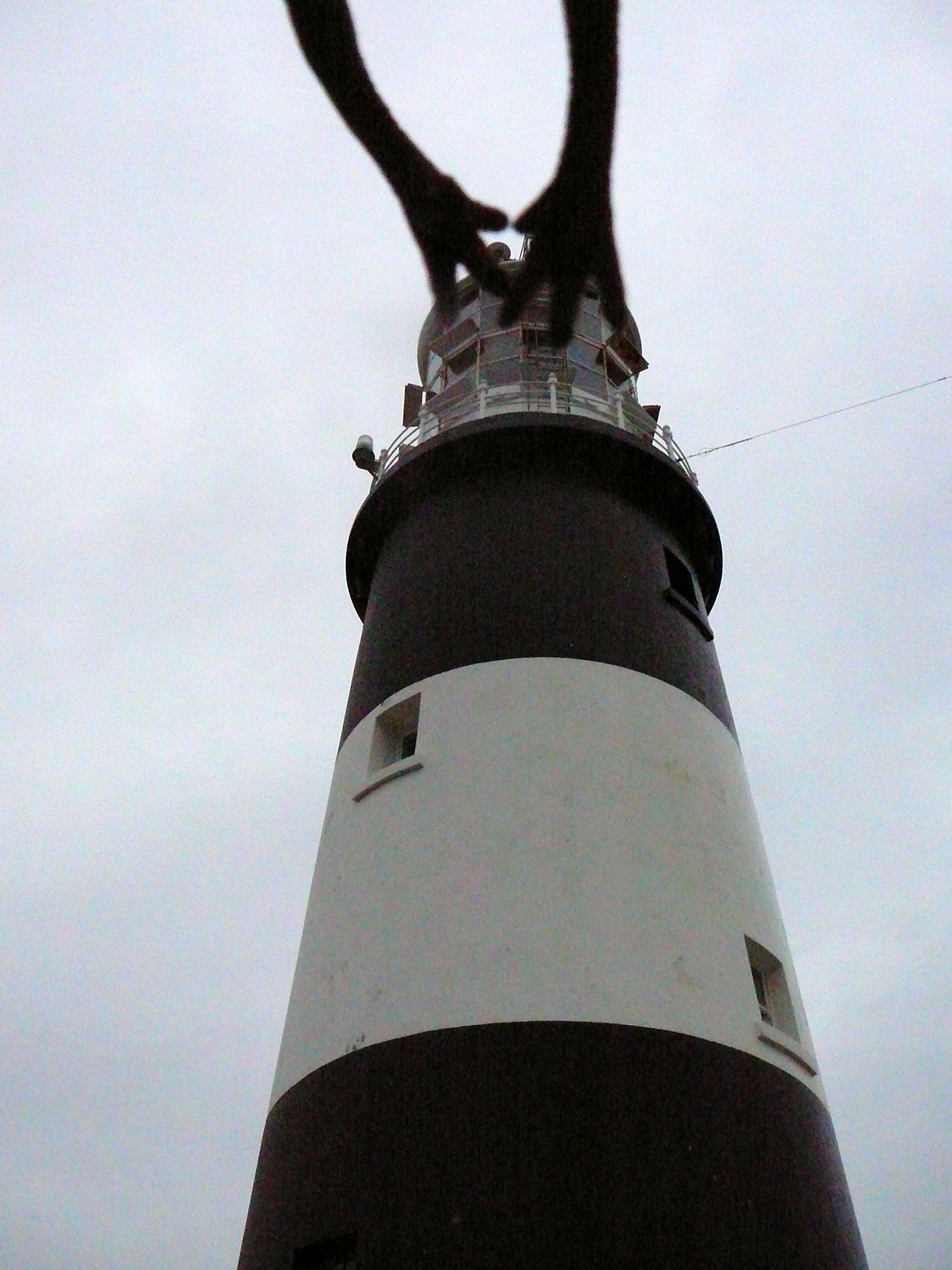 Going to the top of the lighthouse made my legs go all rubbery