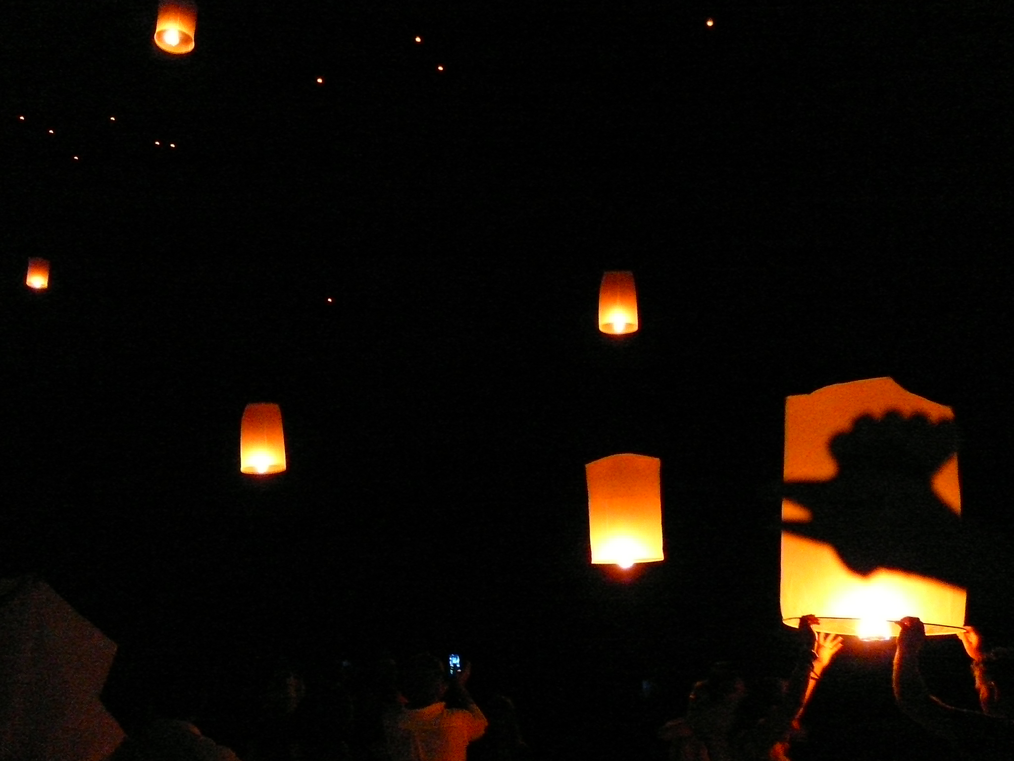 Kongming Lanterns in Phuket