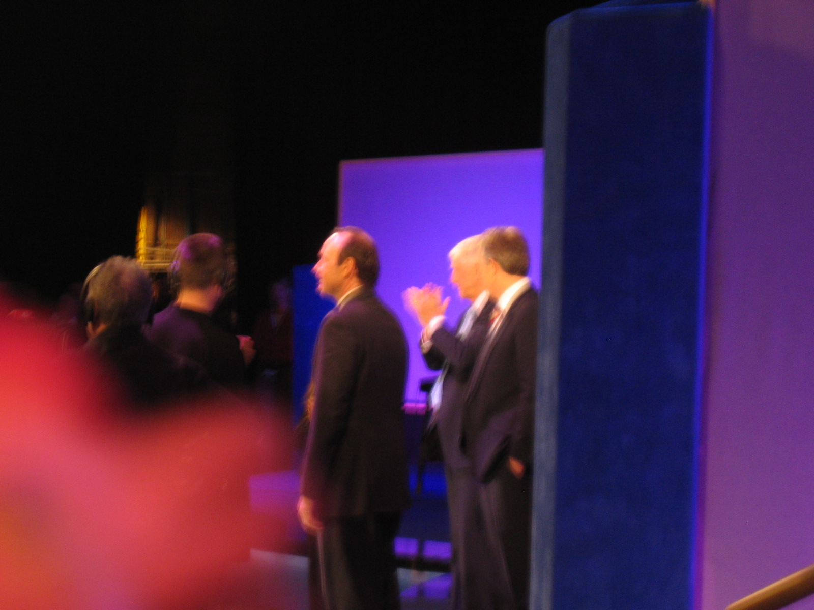 Kevin Spacey, Tony Blurr and Michael Parkinson