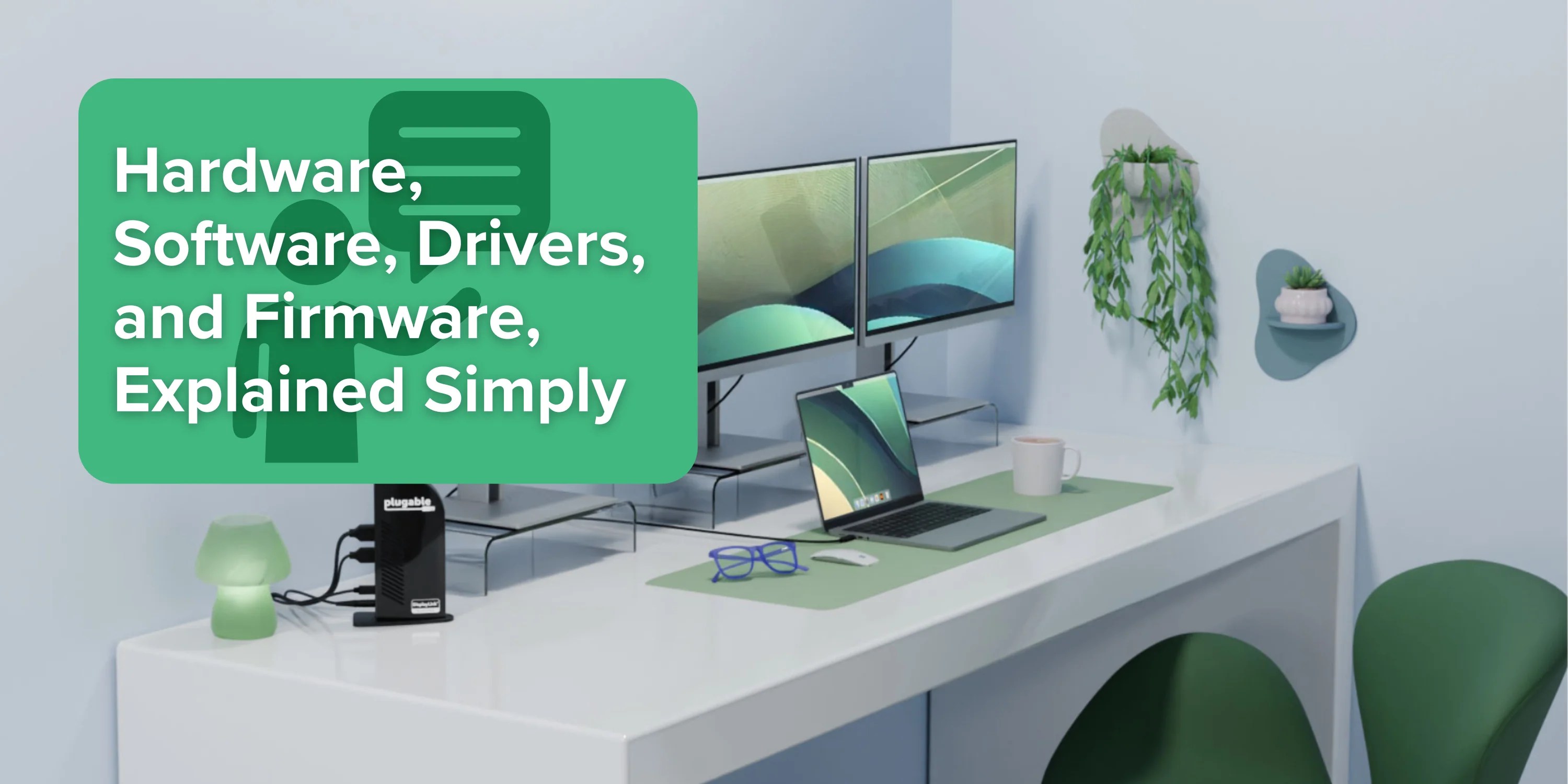 Hardware Software Drivers And Firmware Explained Simply Plugable