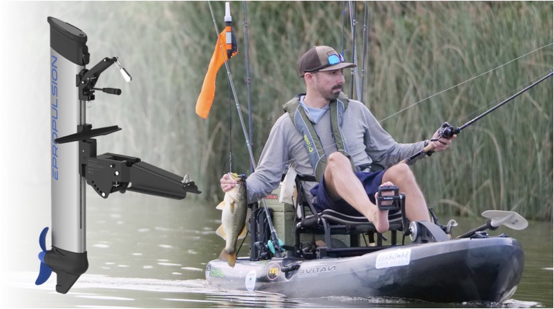 New kLite kayak fishing electric outboard from ePropulsion - Plugboats