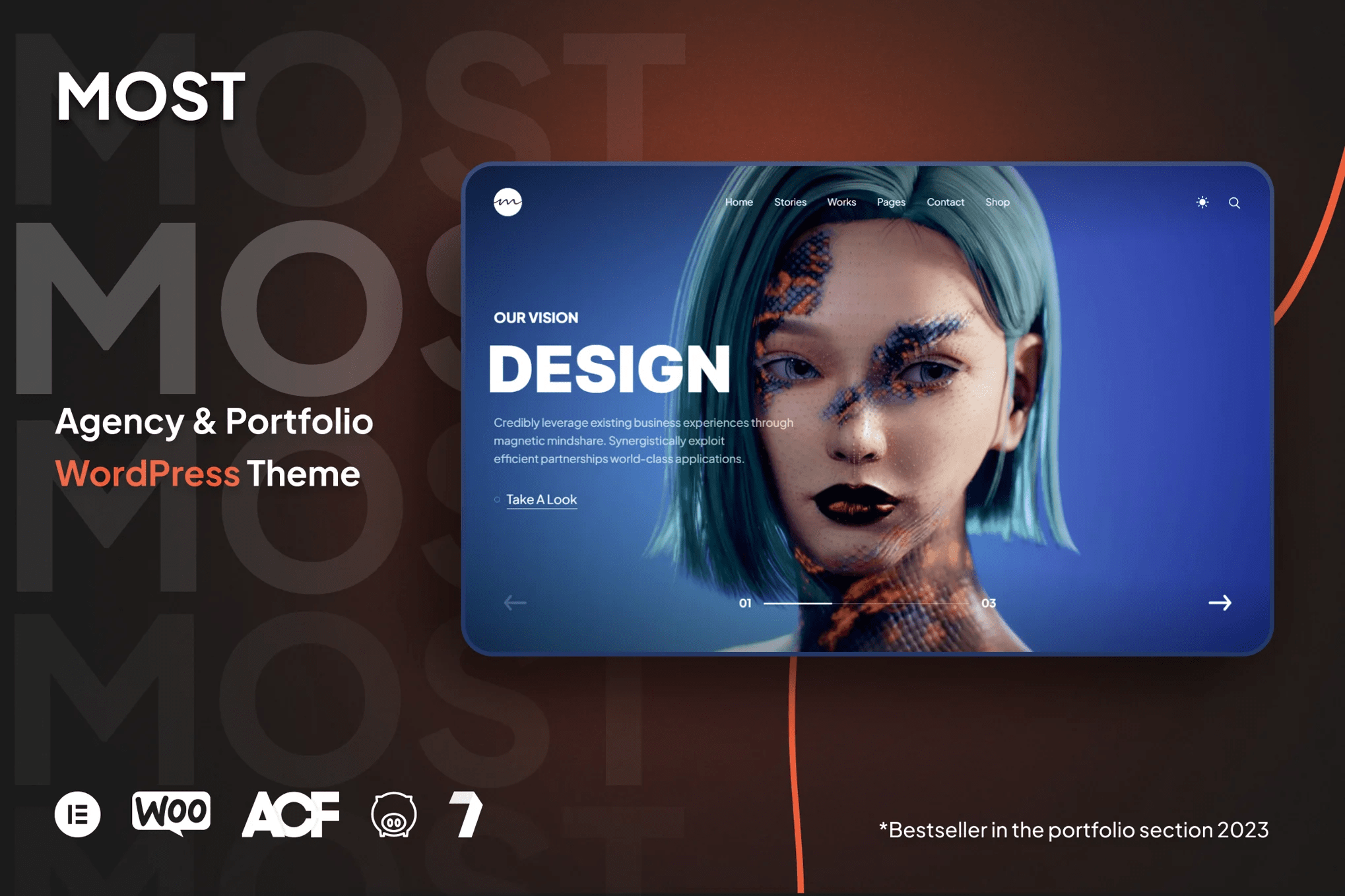 Most – Creative Agency and Portfolio Theme