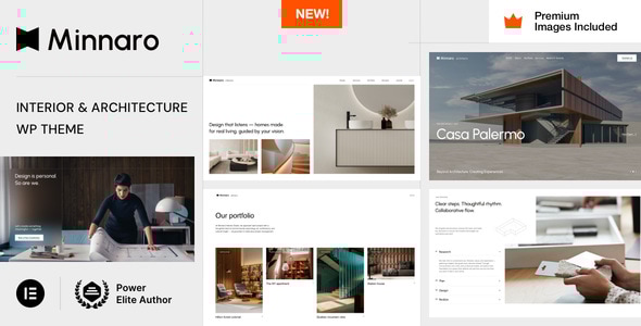 Minnaro – Interior Design and Architecture WordPress Theme