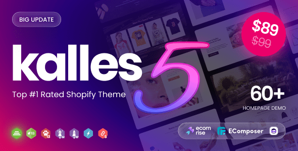 Kalles - Clean, Versatile, Responsive Shopify Theme Free