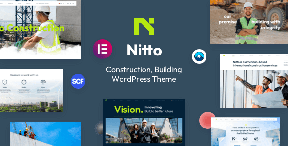 Nitto – Building, Construction WordPress Theme