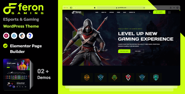 Feron – eSports and Gaming WordPress Theme