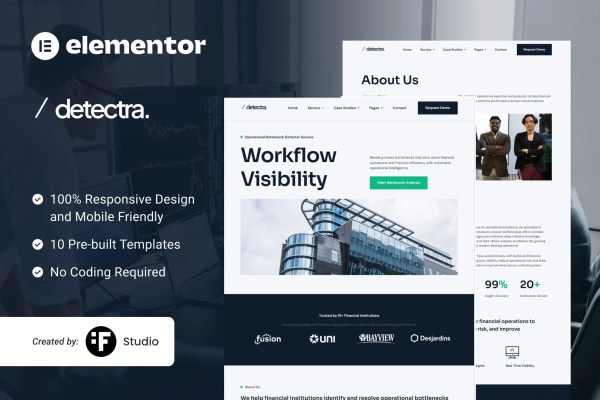 Business Process Optimization Elementor Template Kit