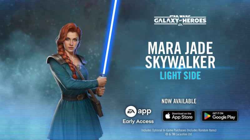 Mara Jade Skywalker in Galaxy of Heroes / EA