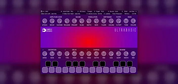 Samplescience Updates 4 Free Virtual Instruments To V2 - Incredible Gradient Texture - 8K