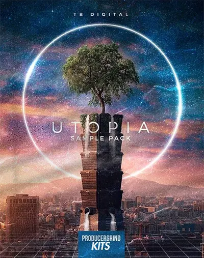 Utopia Trap Sample Pack Wooloops - Beautiful Vintage Art - Retina