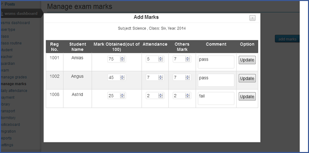 Wordpress School Management System - 21