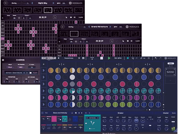 Modalics Composition Bundle Udi Audio - Premium Geometric Illustration Gallery - HD