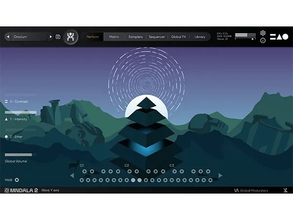Mntra Instruments Orakle Virtual Instrument - Modern High Resolution Light Backgrounds | Free Download