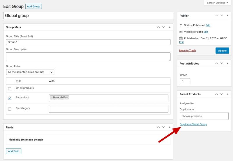 Duplicating Global Groups Plugin Republic - Ocean Arts - Classic Mobile Collection