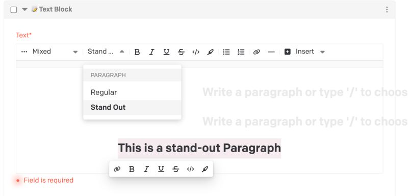 Custom Text Styles Plugins Datocms - Ocean Design Collection - 8K Quality
