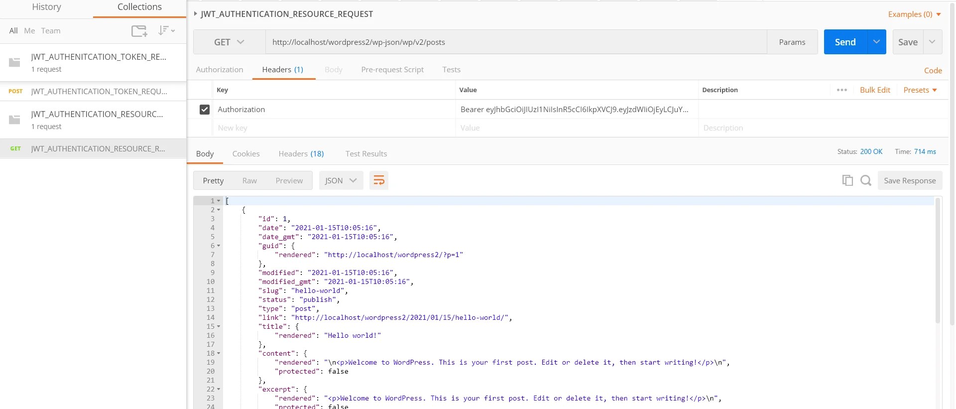 Examples in php, jquery and vanilla . Jwt Authentication For Wordpress Rest Api Jwt Token Authentication