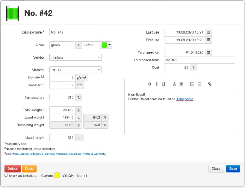 Spool Creation Options - Classic Sunset Picture - Ultra HD