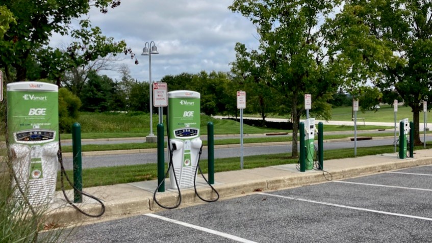 Maryland Clean Energy Center EV charging stations