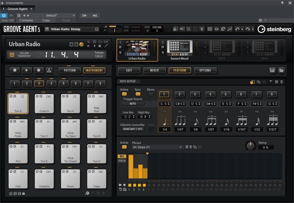 Steinberg Groove Agent 新品 Steinberg – Groove Agent 5 v5.0.50 (STANDALONE, VSTi, VSTi3, AAX