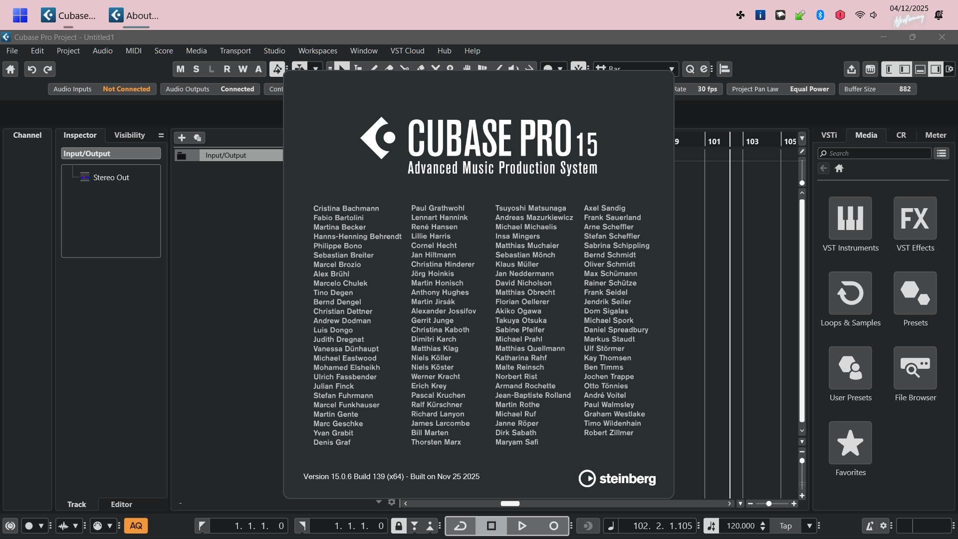 Steinberg - Cubase Pro 15 v15.0.6 - R2R [WIN x64] - Plugintorrent.com