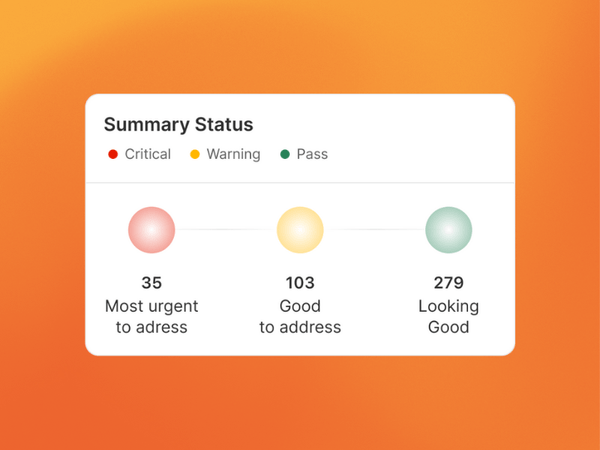 Plug In SEO audit dashboard showing SEO issues and fix instructions