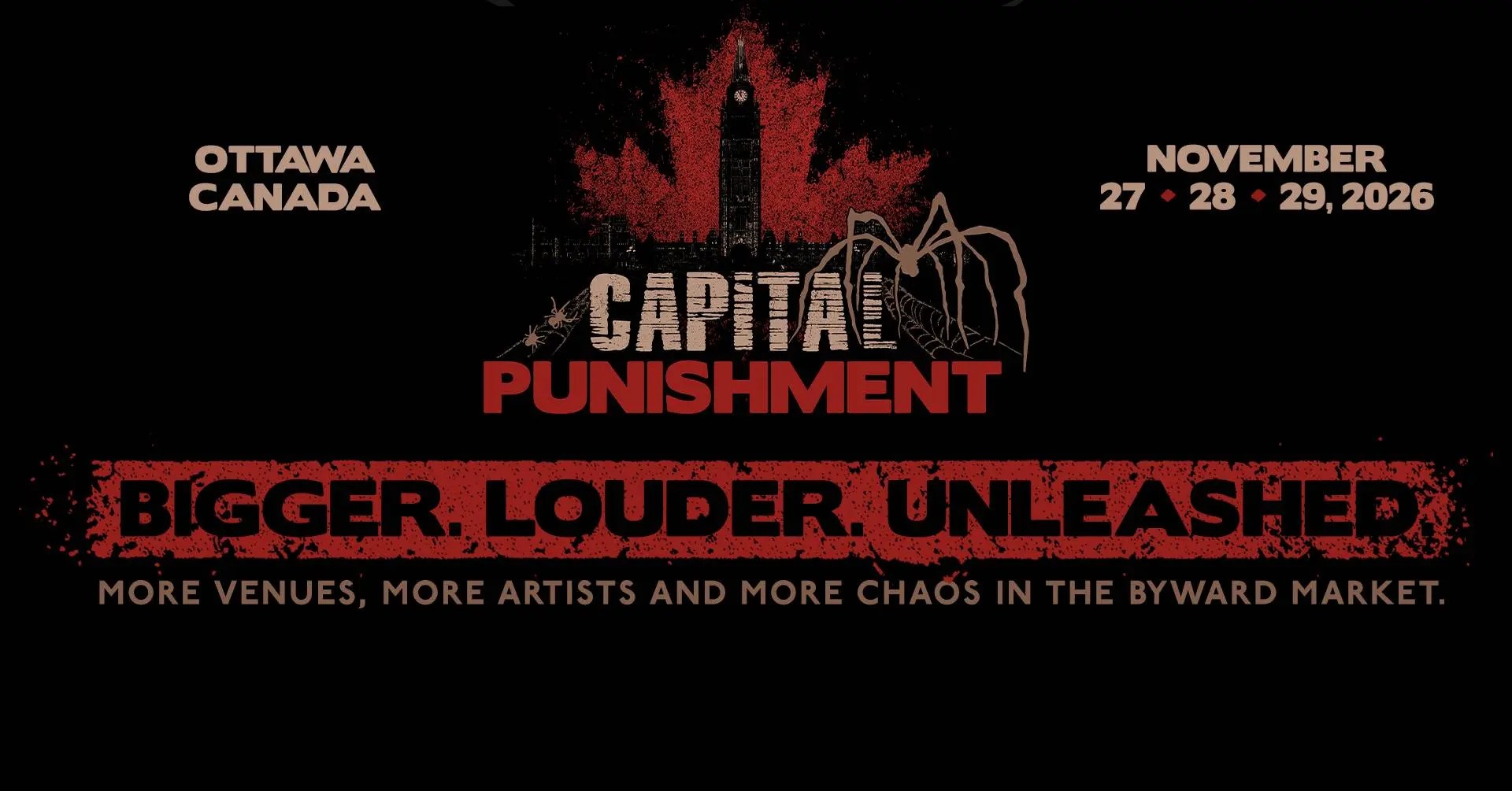 ⚡ El festival Capital Punishment abre la convocatoria para bandas de todo Canadá.