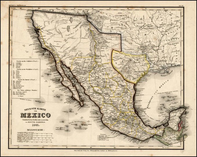 Perdida Del Territorio, Mexico Pierde Su Territorio