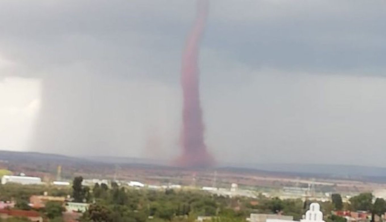 Un tornado en zacatecas sorprendió a la comunidad