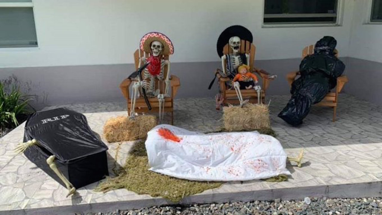 Una mexicana decoró su casa al estilo Sinaloa en Estados Unidos