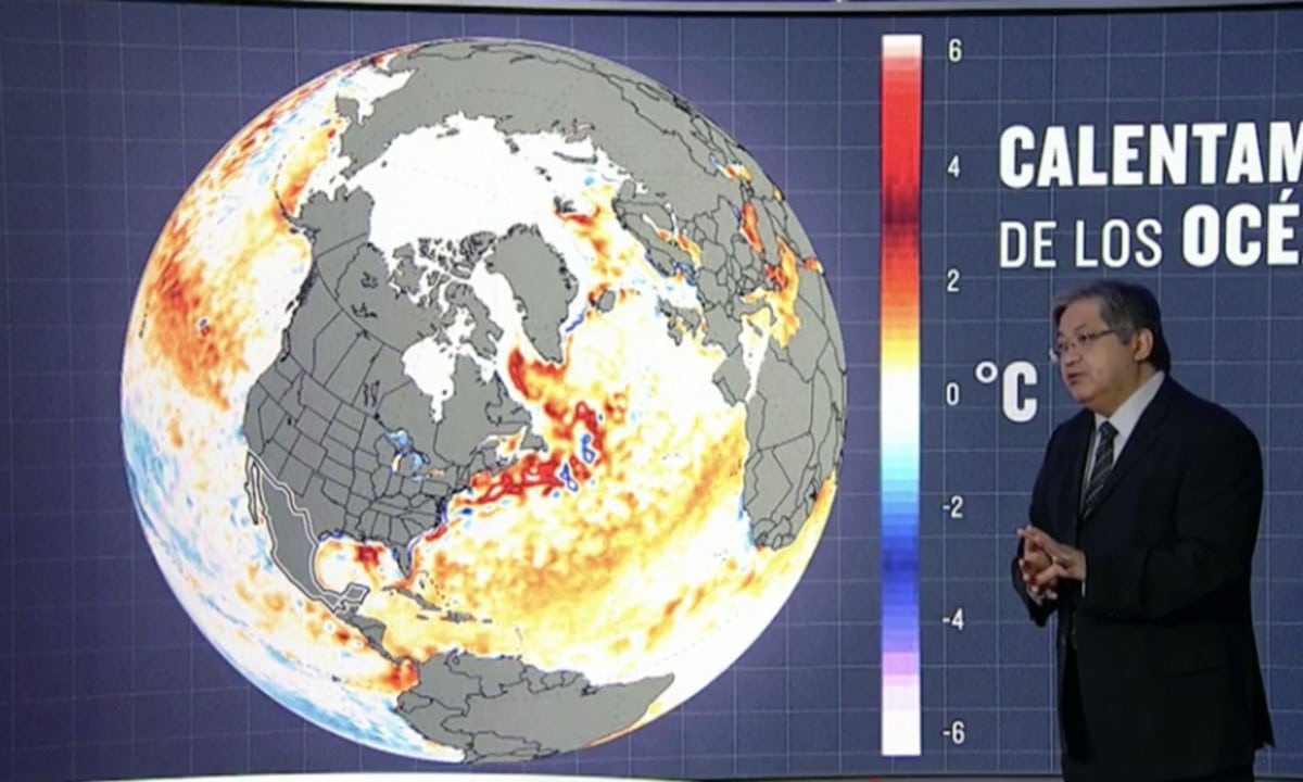 Mapa revela la histórica inversión de temperatura en el planeta