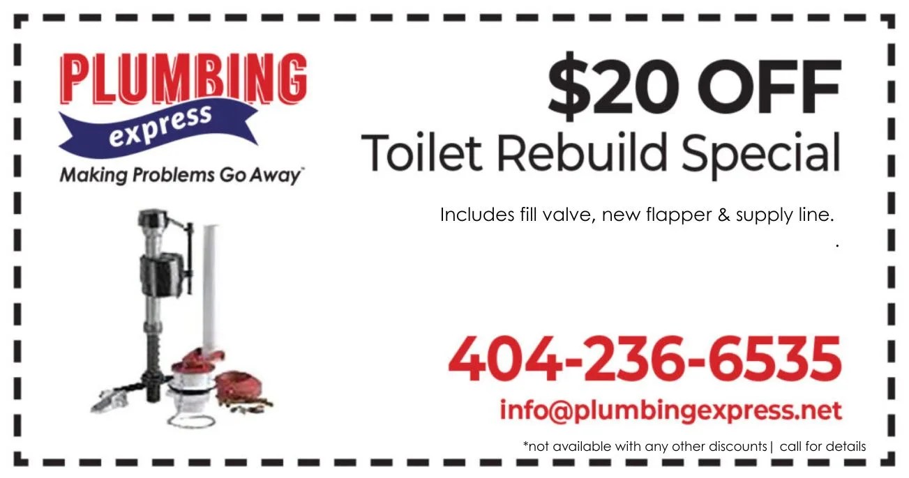 Toilet Rebuild Special Coupon