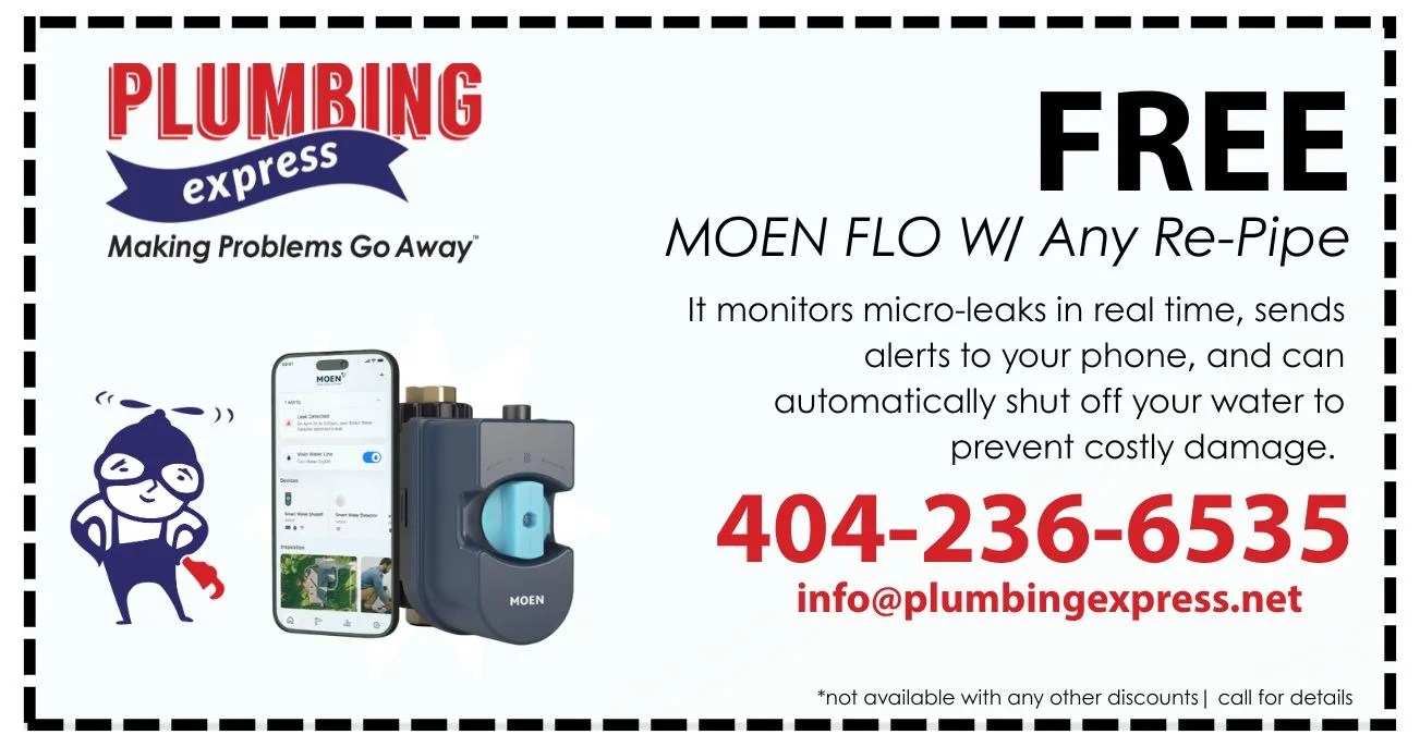 Free Moen Flo W/ Any Re-Pipe