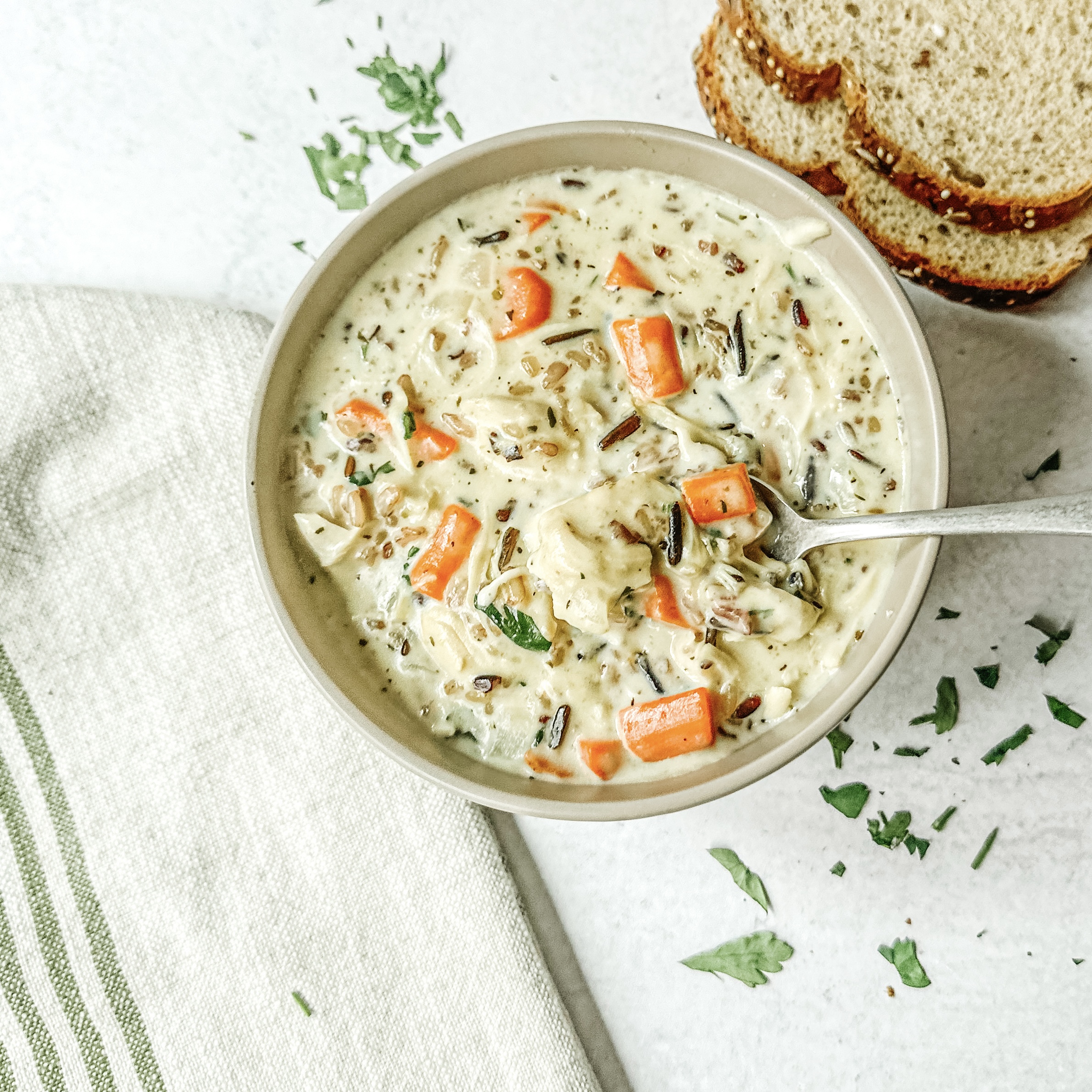 Creamy Chicken & Wild Rice Soup