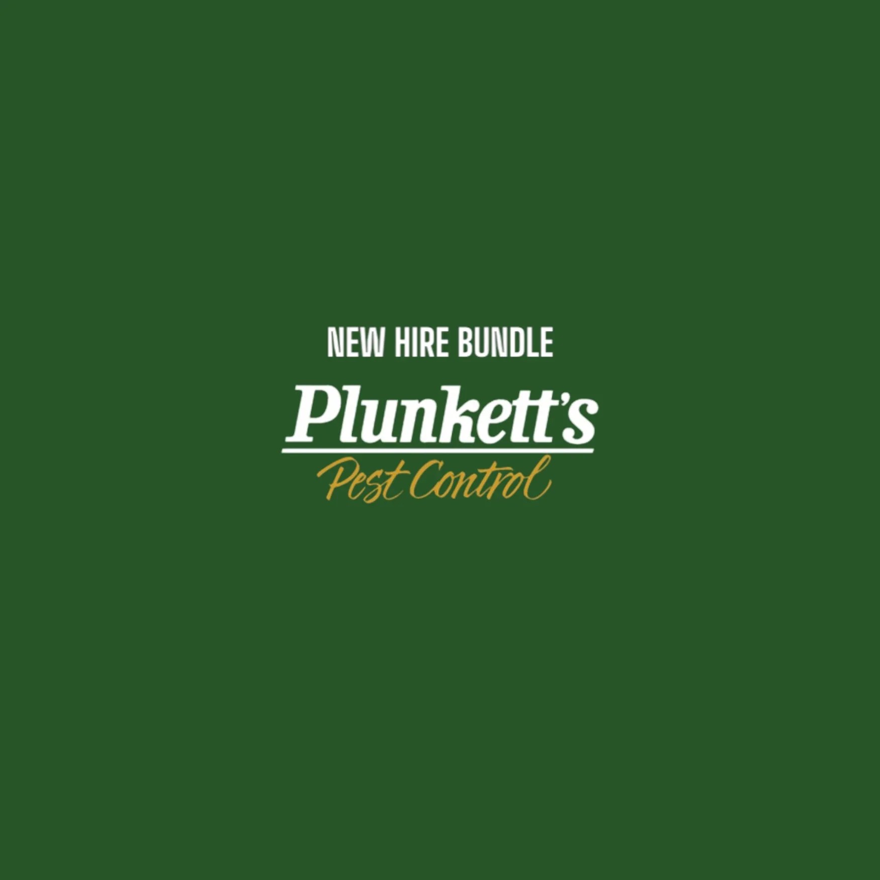 Plunkett S Pest Control New Hire Bundle