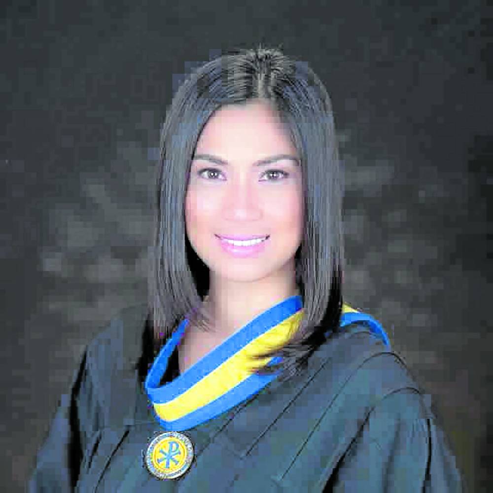 Diana Zubiri graduates with a degree in applied arts major in theater arts from Miriam College in 2015. —DIANA ZUBIRI/ INSTAGRAM