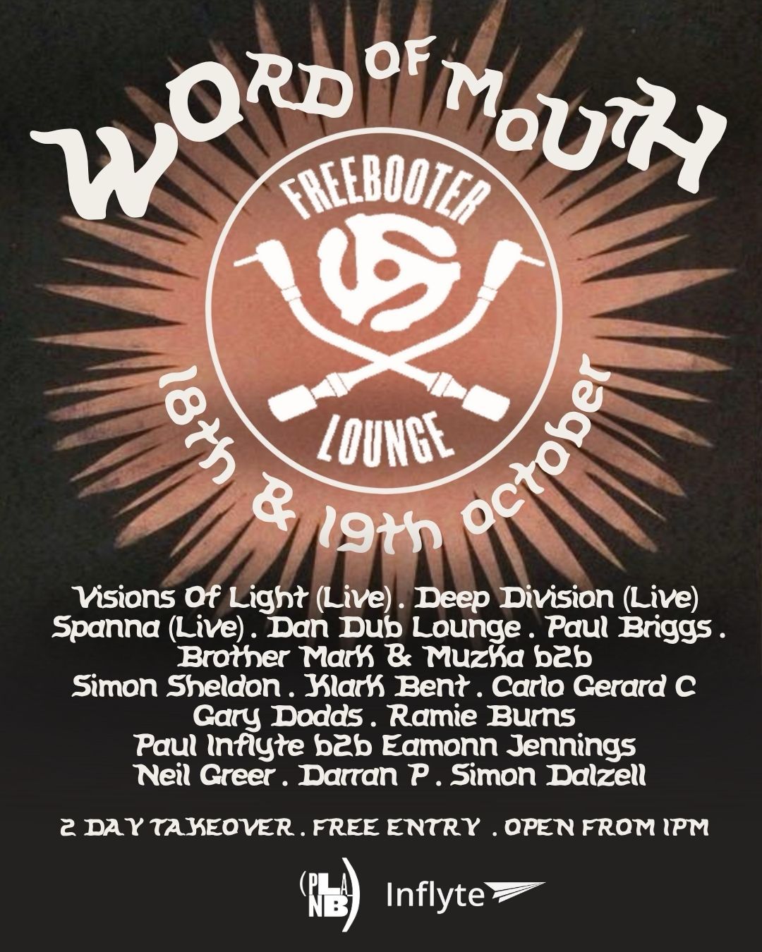 Word Of Mouth Freebooter Lounge Weekender