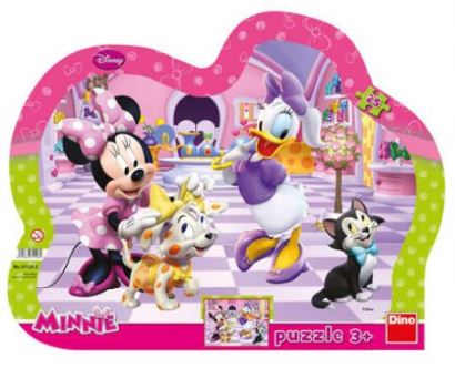Minnie and pets 25 piece contour puzzle • Plush World