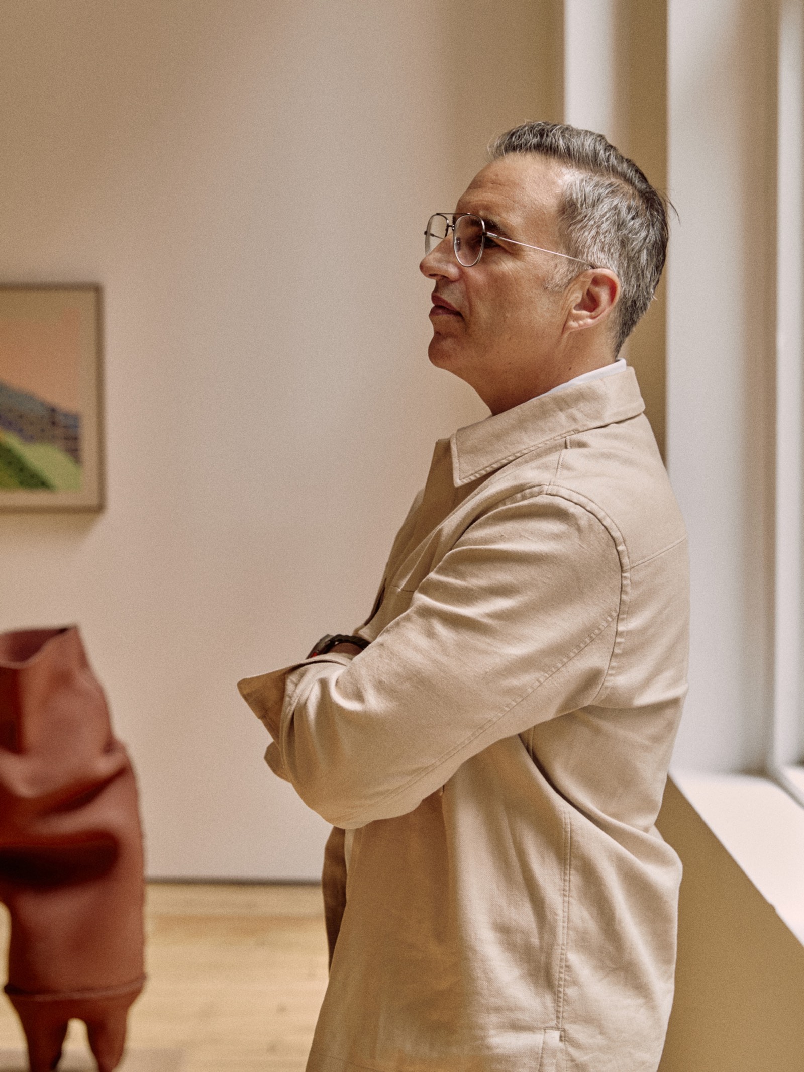 David Norr in the gallery