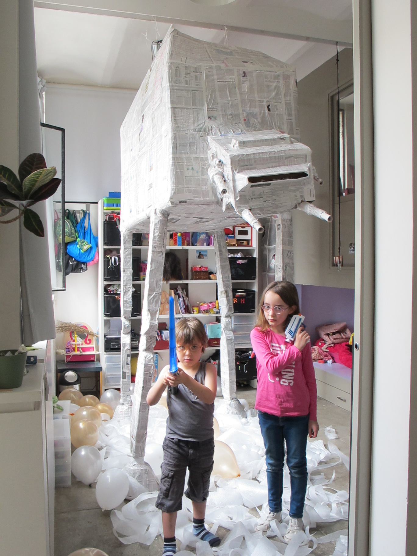 un vaisseau Star Wars pour un anniversaire