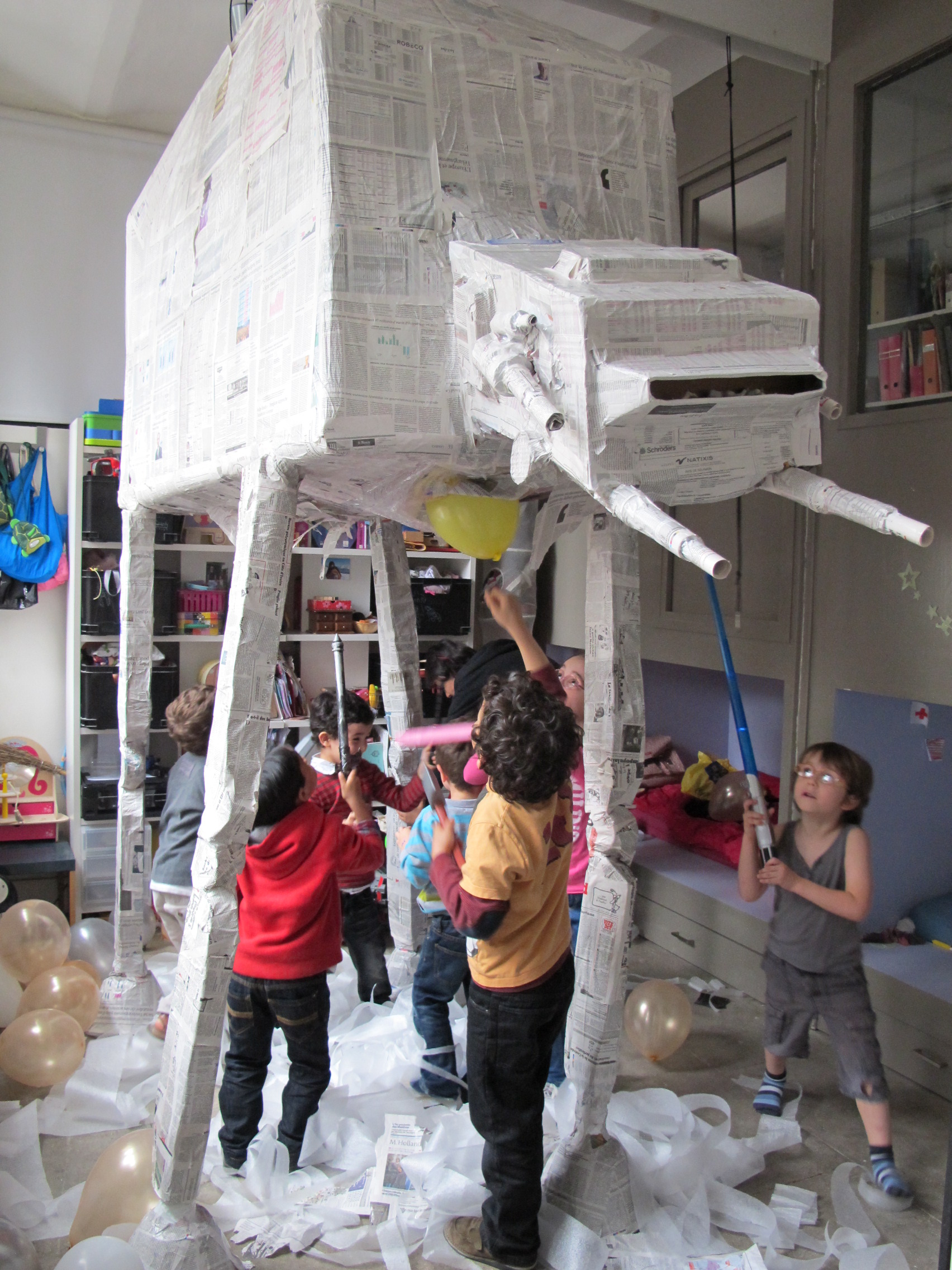 un vaisseau Star Wars pour un anniversaire